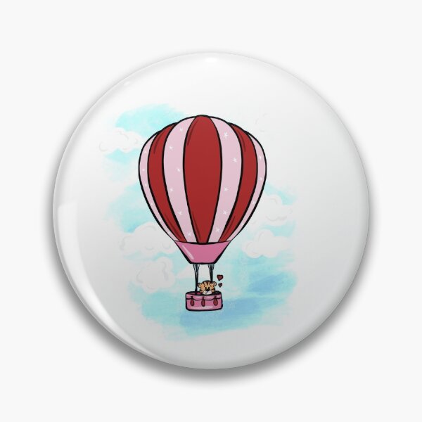 Item preview, Tiger in hot air balloon.  designed and sold by RubyHood.