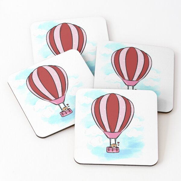 Item preview, Tiger in hot air balloon.  designed and sold by RubyHood.