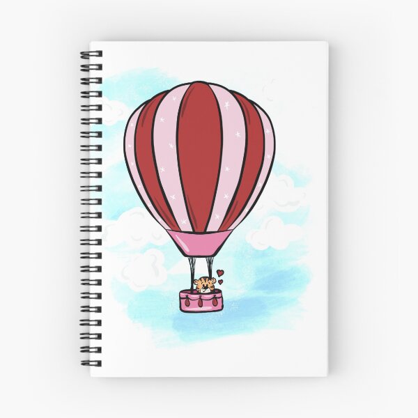 Item preview, Tiger in hot air balloon.  designed and sold by RubyHood.