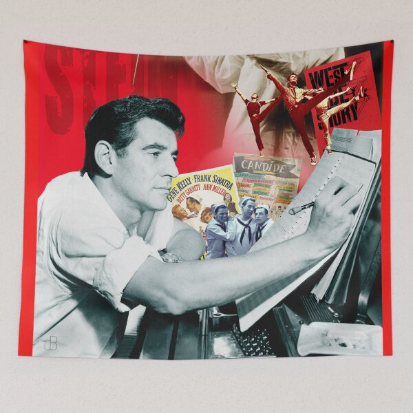 Item preview, Bernstein Collage Portrait designed and sold by STYLE + EXPRESSION.