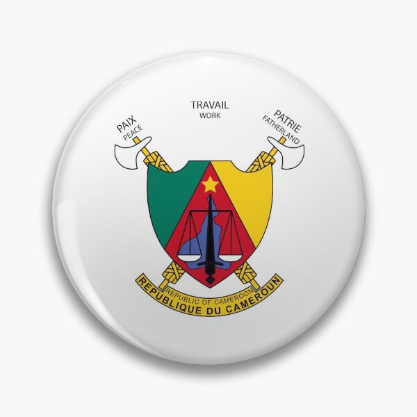 Item preview, Coat of Arms of Cameroon - Country National Emblems designed and sold by webdango.
