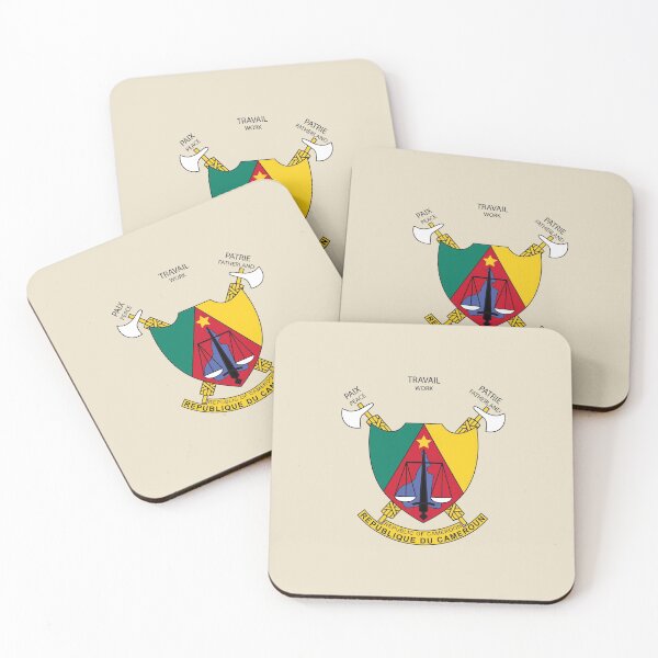 Item preview, Coat of Arms of Cameroon - Country National Emblems designed and sold by webdango.