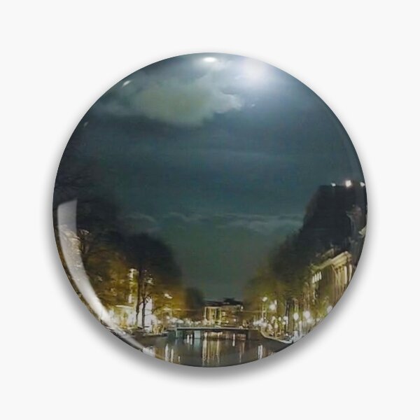 Item preview, Amsterdam city street canal at night. designed and sold by Noel Ali ⭐⭐⭐⭐⭐.