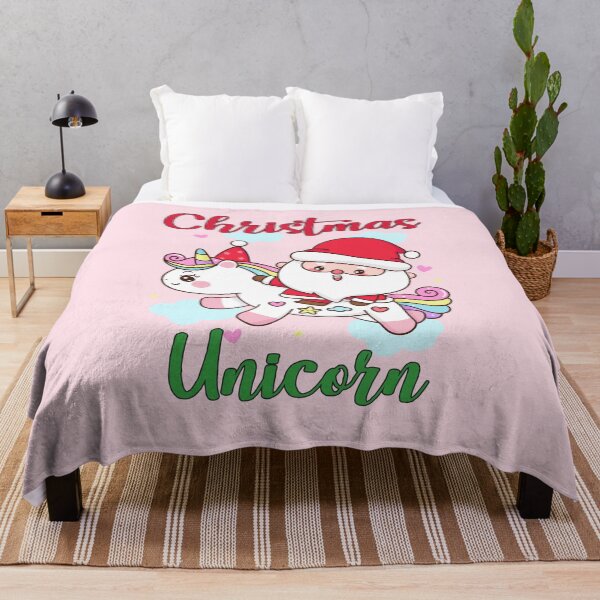 Item preview, Christmas unicorn - Happy Christmas and a happy new year! - Available in stickers, clothing, etc designed and sold by crazycollective.