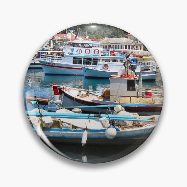 Item preview, BOATS IN THASSOS HARBOUR.1. designed and sold by ronsaunders47.