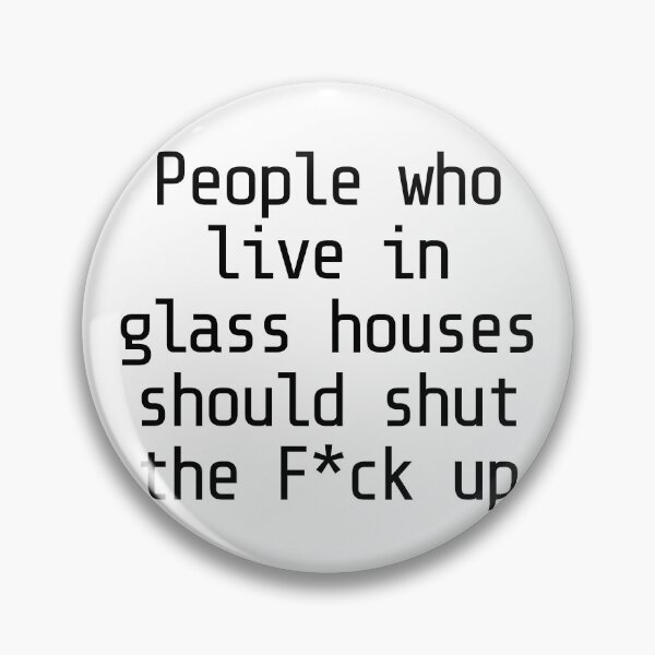 Item preview, People who live in glass houses Ready Player One asterisk designed and sold by money33fuller.