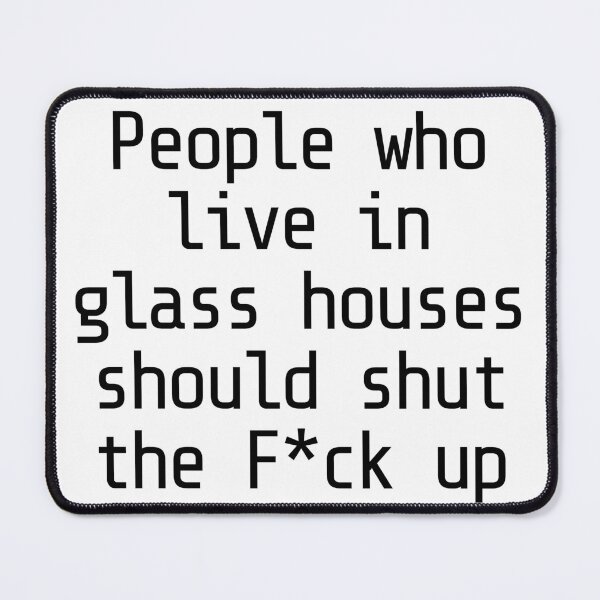 Item preview, People who live in glass houses Ready Player One asterisk designed and sold by money33fuller.