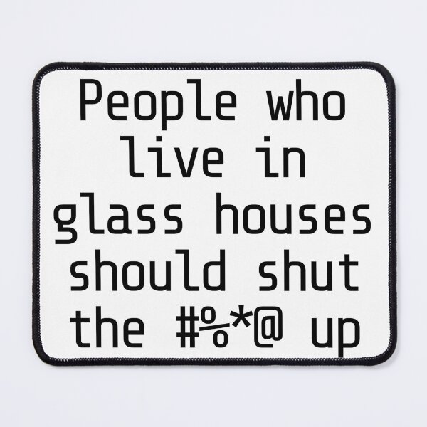 Item preview, People who live in glass houses Ready Player One Gralix designed and sold by money33fuller.