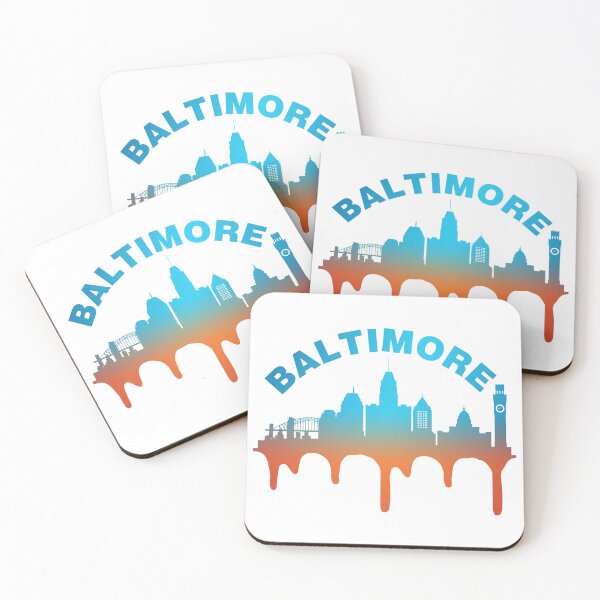 Item preview, Baltimore City Skyline Landmark  designed and sold by PrintNJoy.