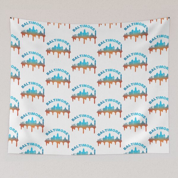 Item preview, Baltimore City Skyline Landmark  designed and sold by PrintNJoy.