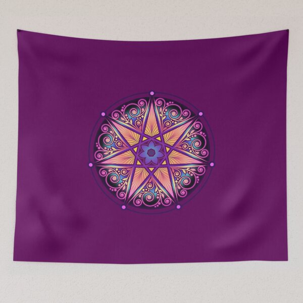 Item preview, Fairy Star, Fairies, Star, Symbol Perfection & Protection, Heptagram, Magic designed and sold by nitty-gritty.