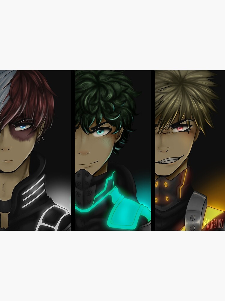 Mha Three Musketeers Poster For Sale By Xiketico Redbubble 