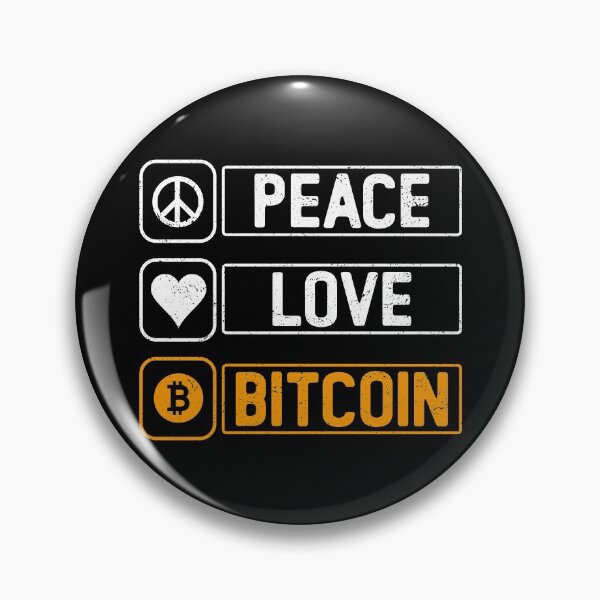Item preview, Peace Love Bitcoin designed and sold by infleims.