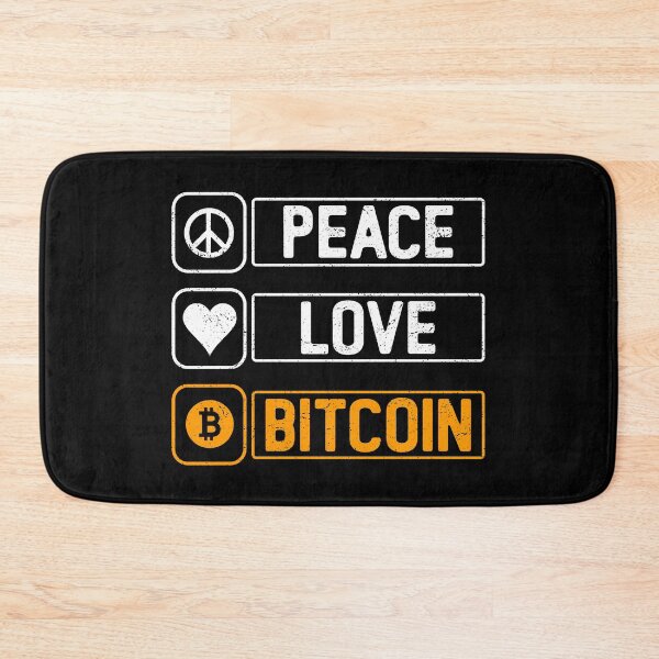 Item preview, Peace Love Bitcoin designed and sold by infleims.