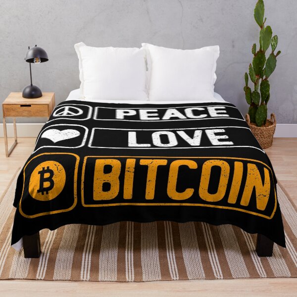 Item preview, Peace Love Bitcoin designed and sold by infleims.