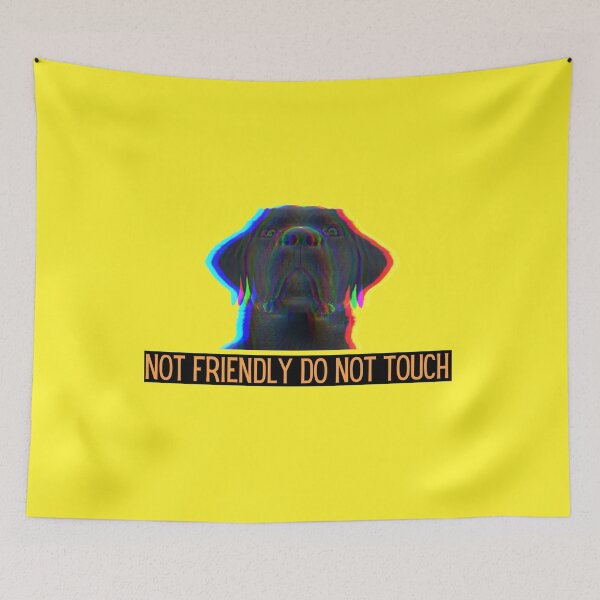 Item preview, not friendly do not touch designed and sold by Zaibo.