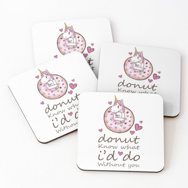 Item preview, Moody unicorn - Cute little unicorn on a donut you and your kids would love! - Available in stickers, clothing, etc designed and sold by crazycollective.