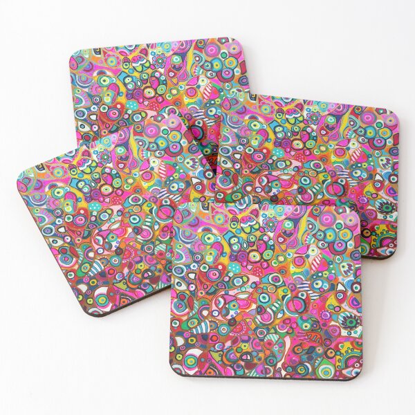 Item preview, 68. Paris, psychedelic, colorful, doodles, subconscious, positive, bold, outlined, trippy, hippie, rainbow, happy, healing, candy, sweet, extreme, wild, interesting, abstract, mental, happy, pop designed and sold by Veera Zukova.
