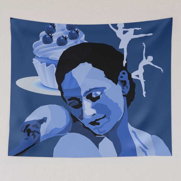 Item preview, Anna Pavlova and the swan designed and sold by CatCoconut-Art.