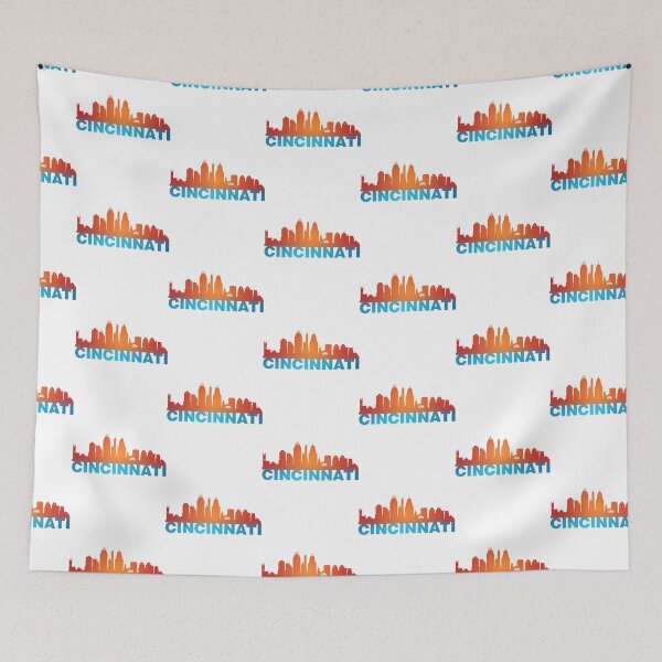 Item preview, Cincinnati City Skyline Landmark designed and sold by PrintNJoy.