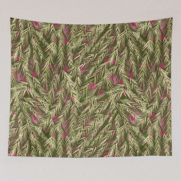 Item preview, Pink & Green Firs designed and sold by DesignsByJaycee.