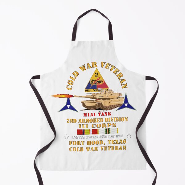 Item preview, Army - Cold War Vet - 2nd Armored Division - Ft Hood, TX  - M1A1 Firing  w COLD SVC designed and sold by Military Insignia Products.