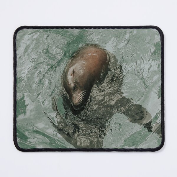 Item preview, Cute Baby Seal in the Water designed and sold by ElanUlv.