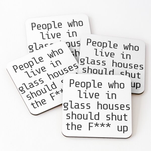 Item preview, People who live in glass houses Ready Player One designed and sold by money33fuller.