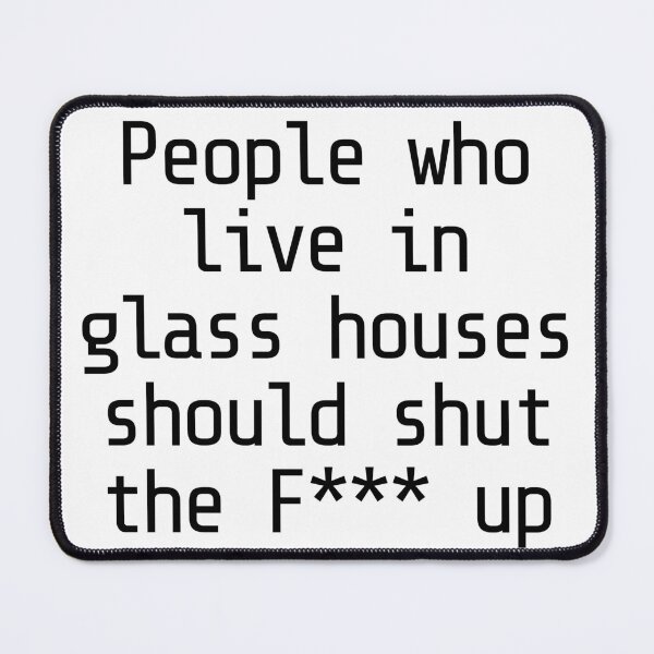 Item preview, People who live in glass houses Ready Player One designed and sold by money33fuller.