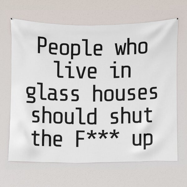 Item preview, People who live in glass houses Ready Player One designed and sold by money33fuller.