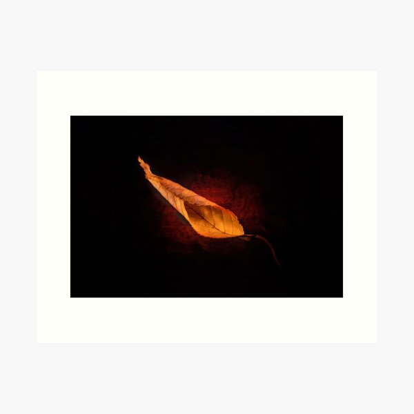 Item preview, Luminous autumn leaf designed and sold by gelibolu.
