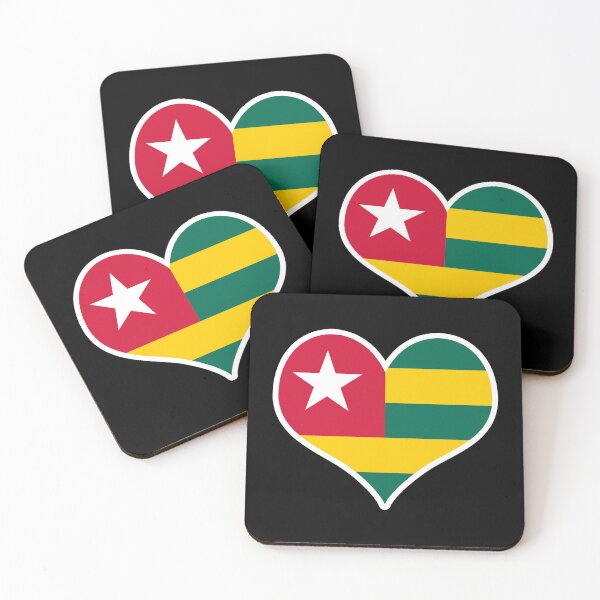 Item preview, Togo Flag Heart designed and sold by PKHalford.