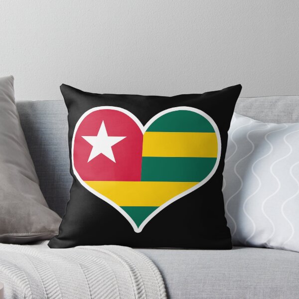 Item preview, Togo Flag Heart designed and sold by PKHalford.