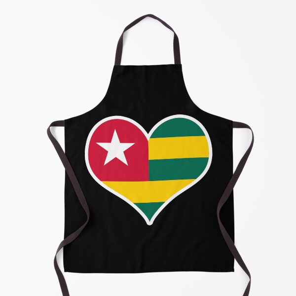 Item preview, Togo Flag Heart designed and sold by PKHalford.