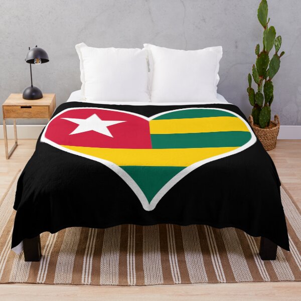 Item preview, Togo Flag Heart designed and sold by PKHalford.