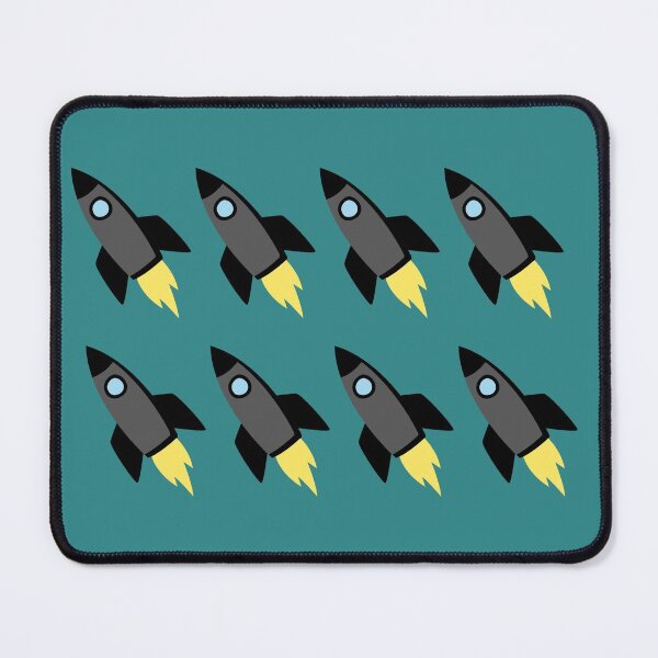 Item preview, Rocket ship space pattern designed and sold by LukjanovArt.