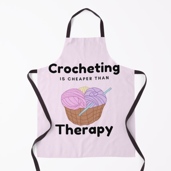 Artikelvorschau, Crocheting is cheaper than therapy entworfen und verkauft von Liv Arnold.