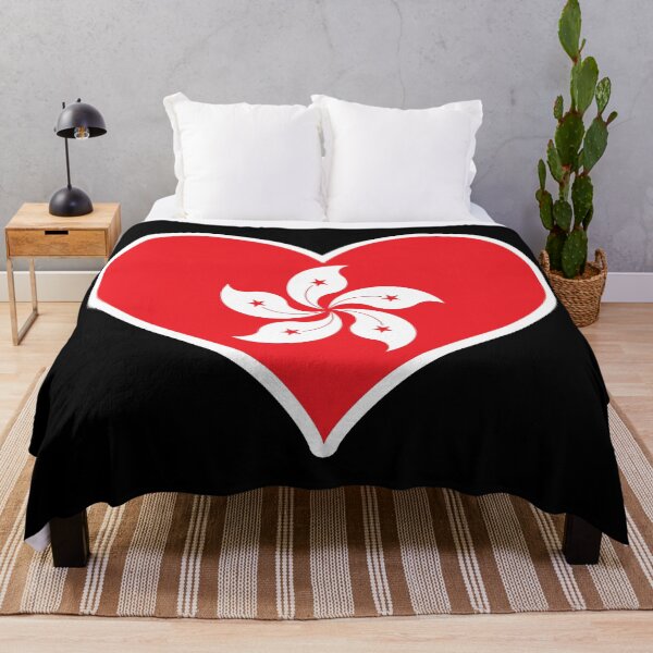 Item preview, Hong Kong Flag Heart designed and sold by PKHalford.