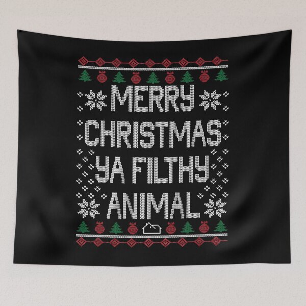 Item preview, Merry Christmas Ya Filthy Animal designed and sold by artcocobean.