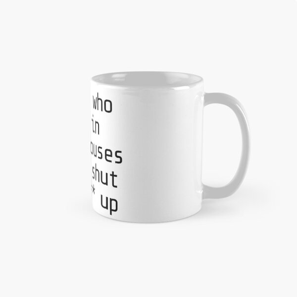 Item preview, People who live in glass houses Ready Player One w White Background designed and sold by money33fuller.