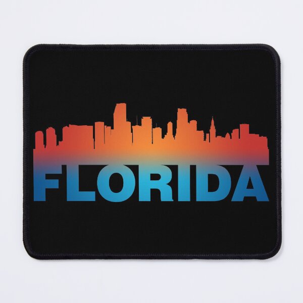 Item preview, Florida Miami City Skyline Landmark designed and sold by PrintNJoy.