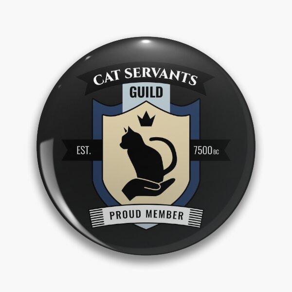 Item preview, Member of the Cat Club, Blue Shield designed and sold by projectpima.