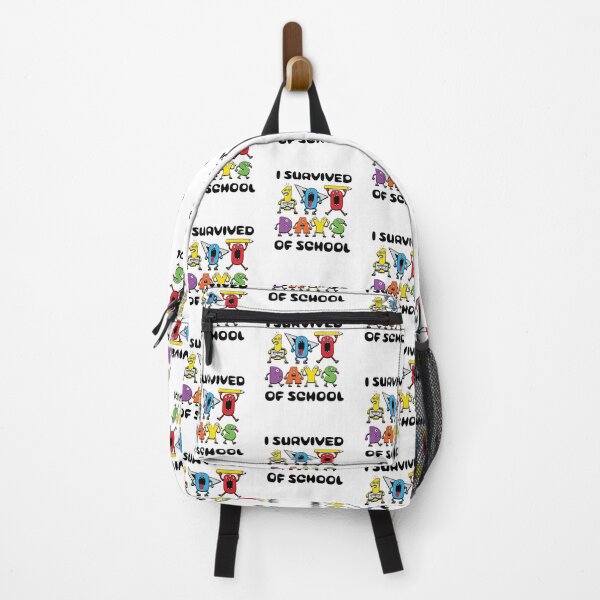 Item preview, 100 Days School Monsters Survived Teachers Students Hundred design designed and sold by CreatedByHeidi.