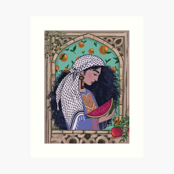 Palestinian Keffiyeh Framed Art Prints for Sale - Fine Art America