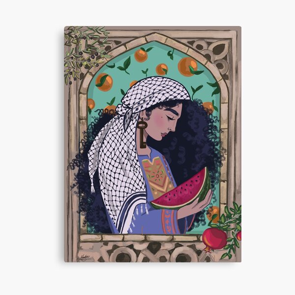 The land of sad oranges Canvas Print