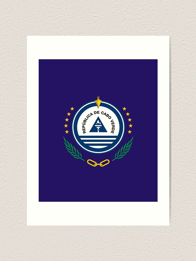 National emblem of Cape Verde Country Coat of Arms Art Print