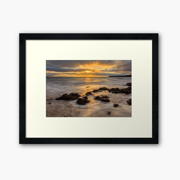 Mountcharles Sunset Framed Art Print