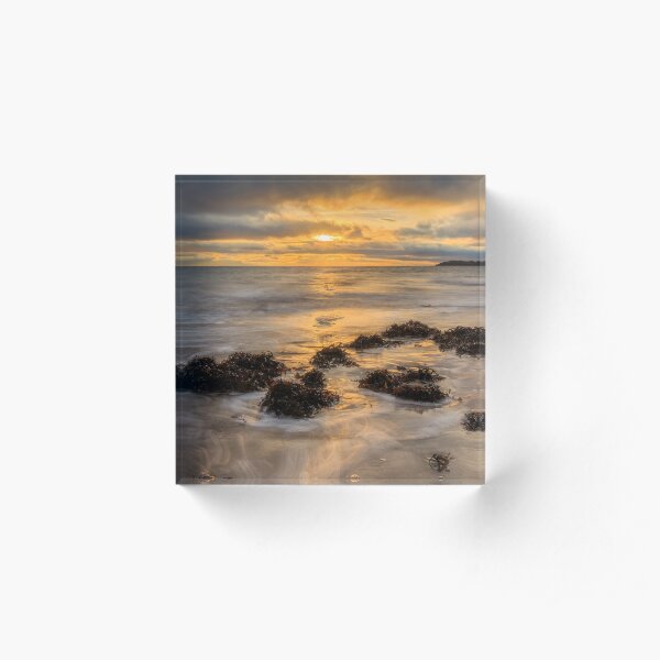 Mountcharles Sunset Acrylic Block