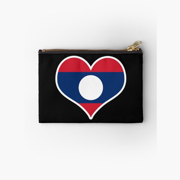 Item preview, Laos Flag Heart designed and sold by PKHalford.