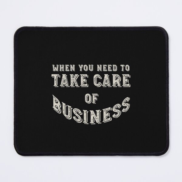 Item preview, Funny Dog Walker Pun Take Care of Business designed and sold by whyitsme.